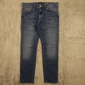 Hugo Boss jeans Maine regular fit straight men's 33x32 blue denim